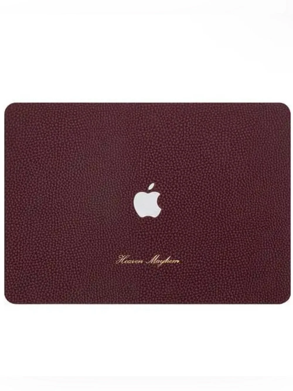 NIB Heaven Mayhem Pebbled Wine MacBook Pro 13 cover